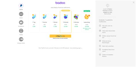 Badoo Kosten & Preise 12/2024